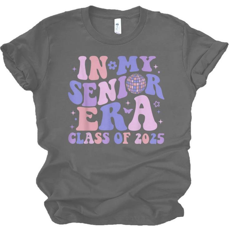 In My Senior Era Class Of 2025 Groovy Senior 2025 Graduation Unisex Jersey T-Shirt