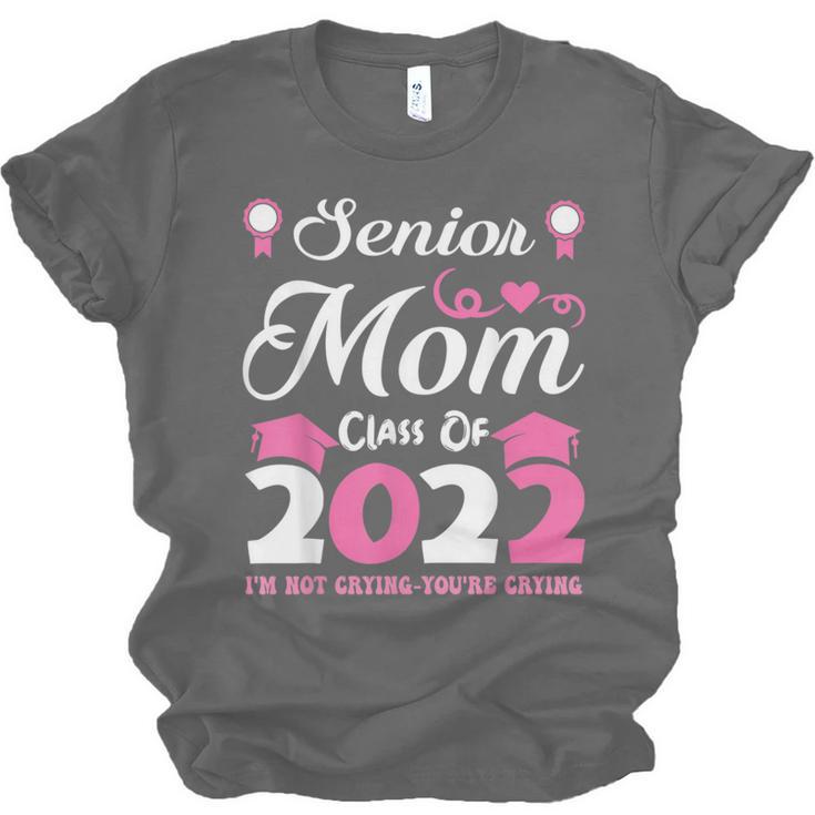 Senior Mom Of A Class Of 2022 Heart School Graduation Unisex Jersey T-Shirt