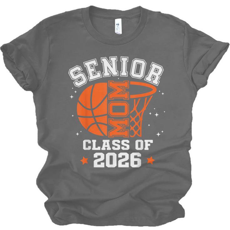 Senior Mom Class Of 2026 Basketball Graduation Unisex Jersey T-Shirt