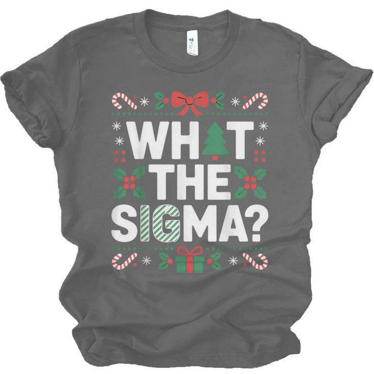 What The Sigma Christmas Party Outfit For Introverts Unisex Jersey T-Shirt What The Sigma Christmas Party Outfit For Introverts Unisex Jersey T-Shirt