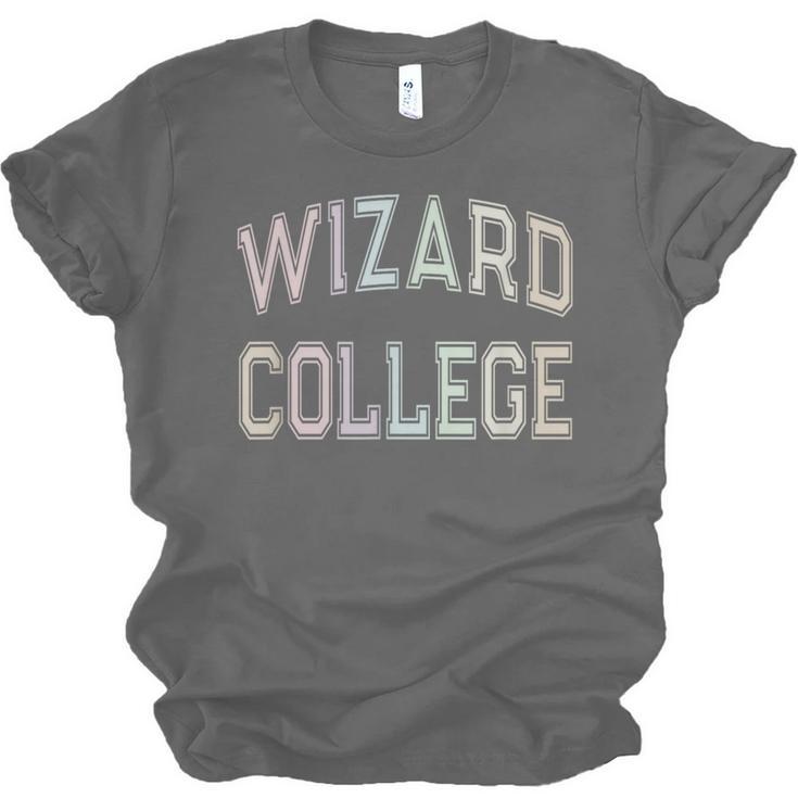 Silly Sarcastic WIZARD COLLEGE Introvert Anti Social School Unisex Jersey T-Shirt Silly Sarcastic WIZARD COLLEGE Introvert Anti Social School Unisex Jersey T-Shirt