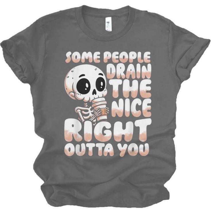 Skeleton Coffee Lover Introvert Unisex Jersey T-Shirt Skeleton Coffee Lover Introvert Unisex Jersey T-Shirt