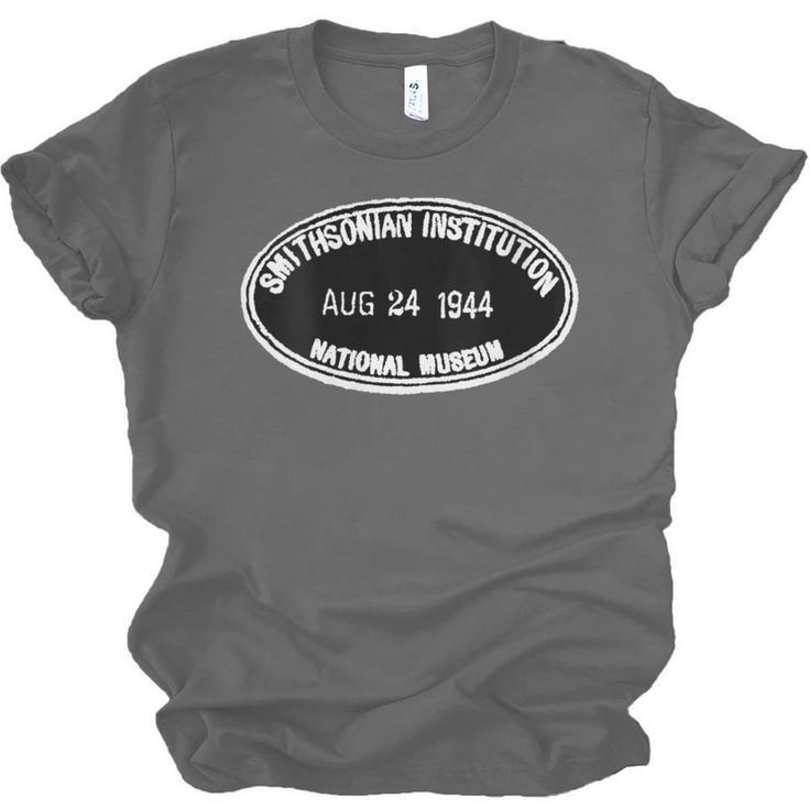Smithsonian Institution Library 1944 Book Stamp Unisex Jersey T-Shirt