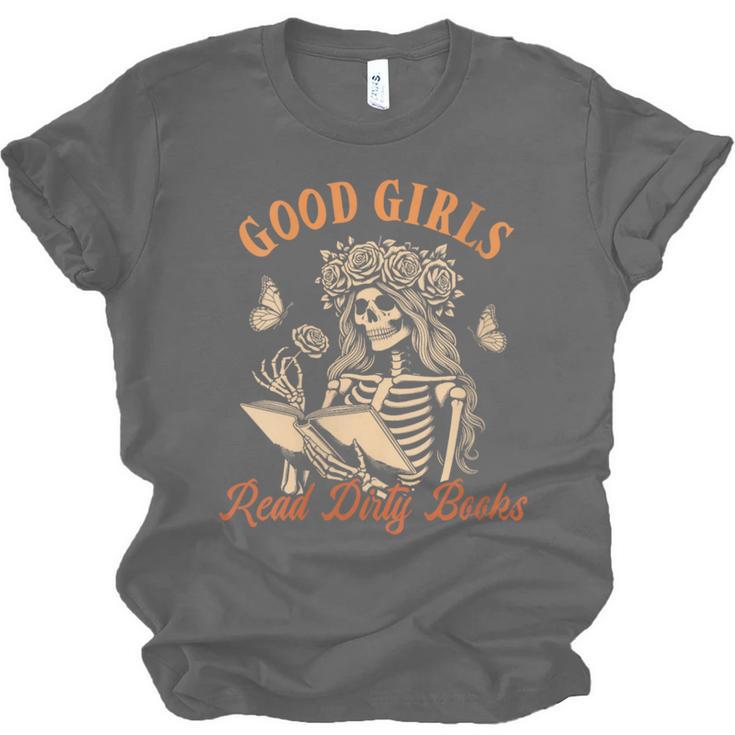 Smut Reader Spicy Romance Good A Girls Read Dirty Books Unisex Jersey T-Shirt