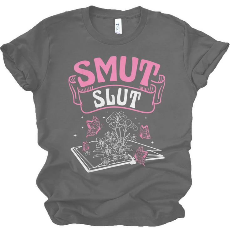 SMUT Slut Provocative Literature Book Club Book Reading Unisex Jersey T-Shirt