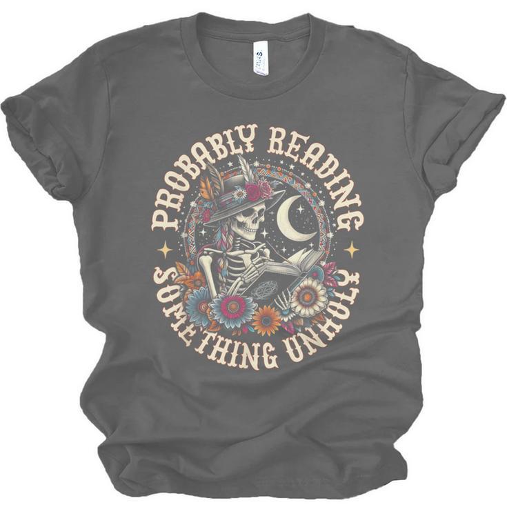 Is That Smutt Books Probably Reading Something Unholy Unisex Jersey T-Shirt Is That Smutt Books Probably Reading Something Unholy Unisex Jersey T-Shirt