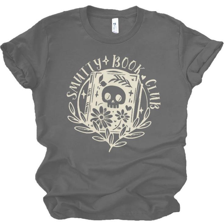 Smutty Book Club Smutty Book Lover Front And Back Spicy Book Unisex Jersey T-Shirt