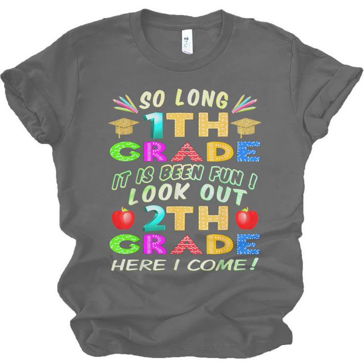 So Long 1st Grade 2nd Grade Here I Come Graduation 2022 Unisex Jersey T-Shirt
