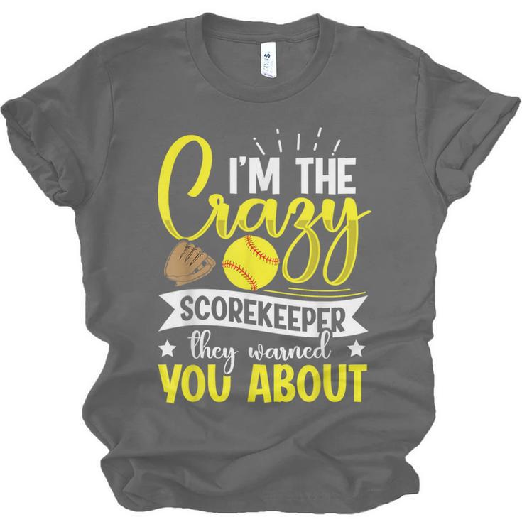 Softball Scorekeeper For a Score Book Keeper Unisex Jersey T-Shirt