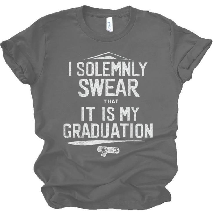 I Solemnly Swear That It's My Graduation Class Of 2024 Grad Unisex Jersey T-Shirt