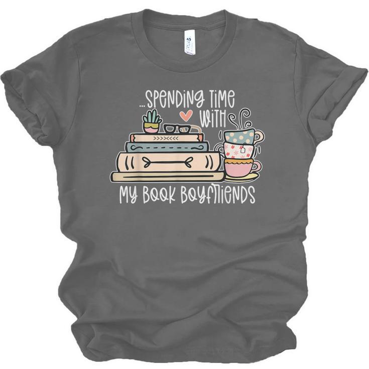 Spending Time With My Book Boyfriends Apparel Unisex Jersey T-Shirt Spending Time With My Book Boyfriends Apparel Unisex Jersey T-Shirt