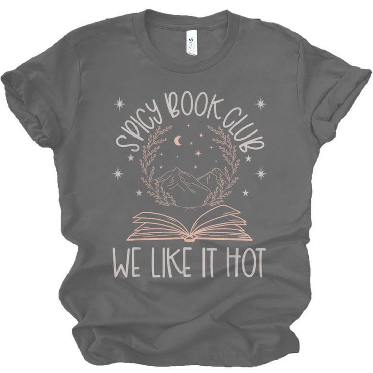 Spicy Book Club Dark Romance Lover Of Spicy Bookish Merch Unisex Jersey T-Shirt Spicy Book Club Dark Romance Lover Of Spicy Bookish Merch Unisex Jersey T-Shirt