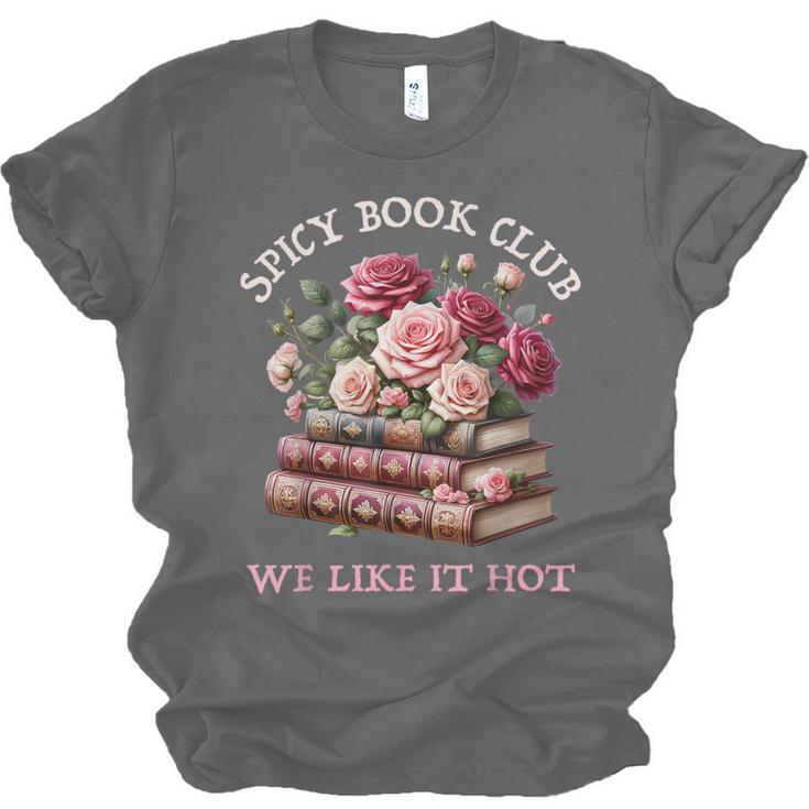 Spicy Book Club Dark Romance Reader Women Bookish Merch Cute Unisex Jersey T-Shirt Spicy Book Club Dark Romance Reader Women Bookish Merch Cute Unisex Jersey T-Shirt