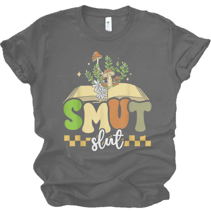 Spicy Book Lover Smut Slut Romance Reading Librarian Unisex Jersey T-Shirt