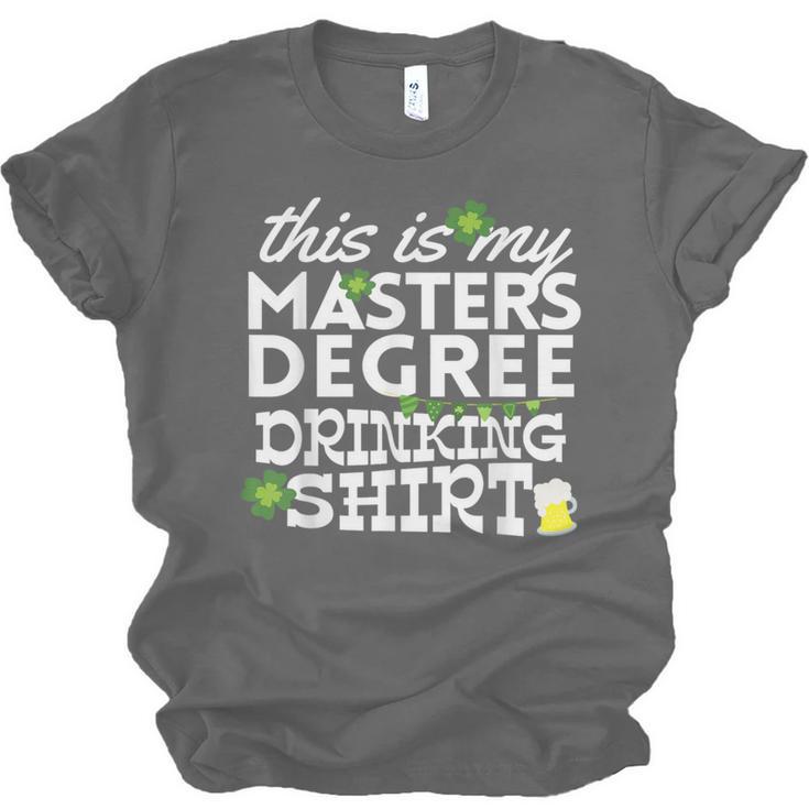 St Patricks Day Masters Degree MSW Graduation Social Work Unisex Jersey T-Shirt