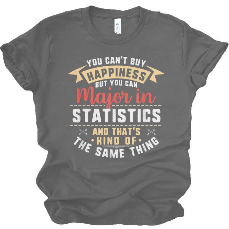 Statistics Major Student Shirt Graduation College Unisex Jersey T-Shirt