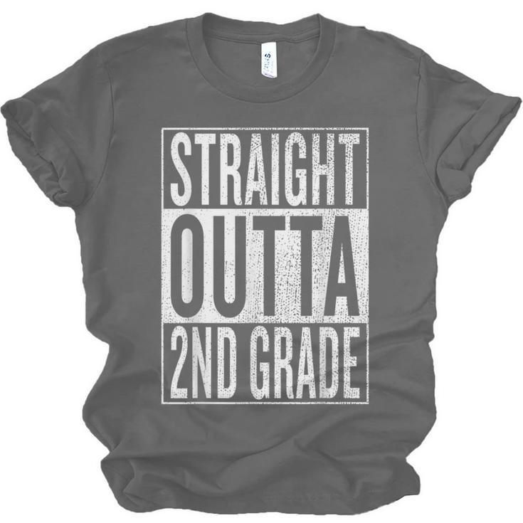 Straight Outta 2nd Grade Great Graduation Shirt Unisex Jersey T-Shirt