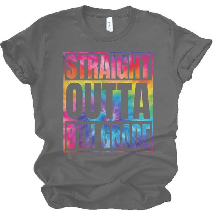 Straight Outta 8th Grade Great Graduation Eighth Grade Unisex Jersey T-Shirt