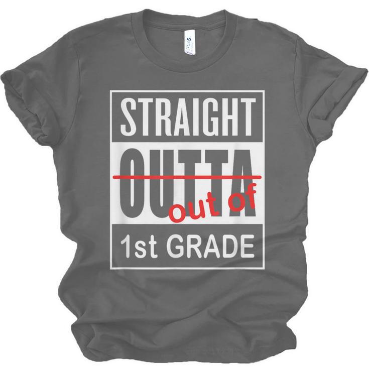 Straight Outta First Grade Graduation 1st GradeShirt Unisex Jersey T-Shirt