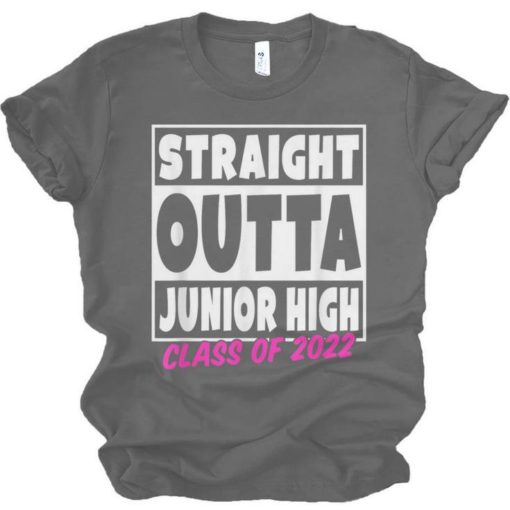 Straight Outta Junior High School Graduation Unisex Jersey T-Shirt