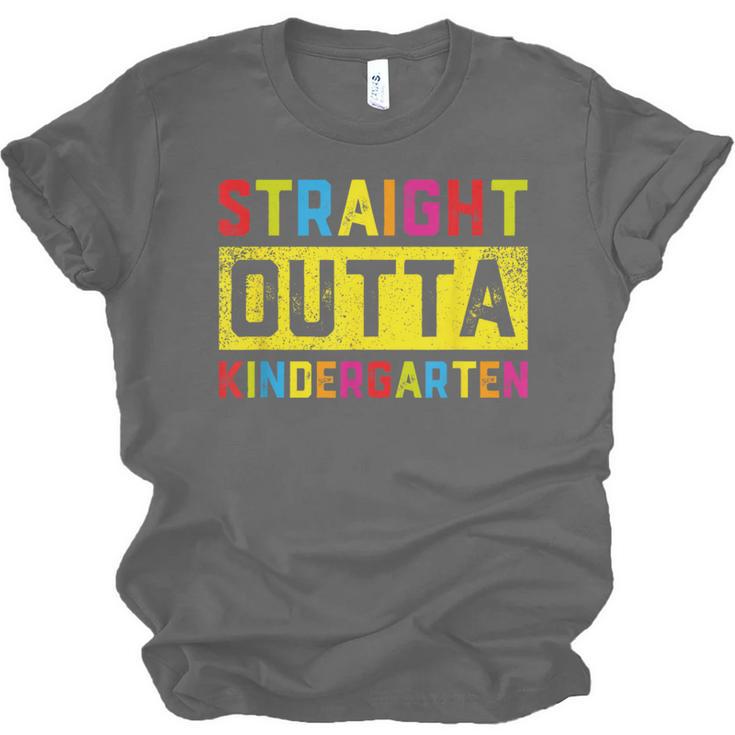 Straight Outta Kindergarten TShirt Graduation Kid Unisex Jersey T-Shirt