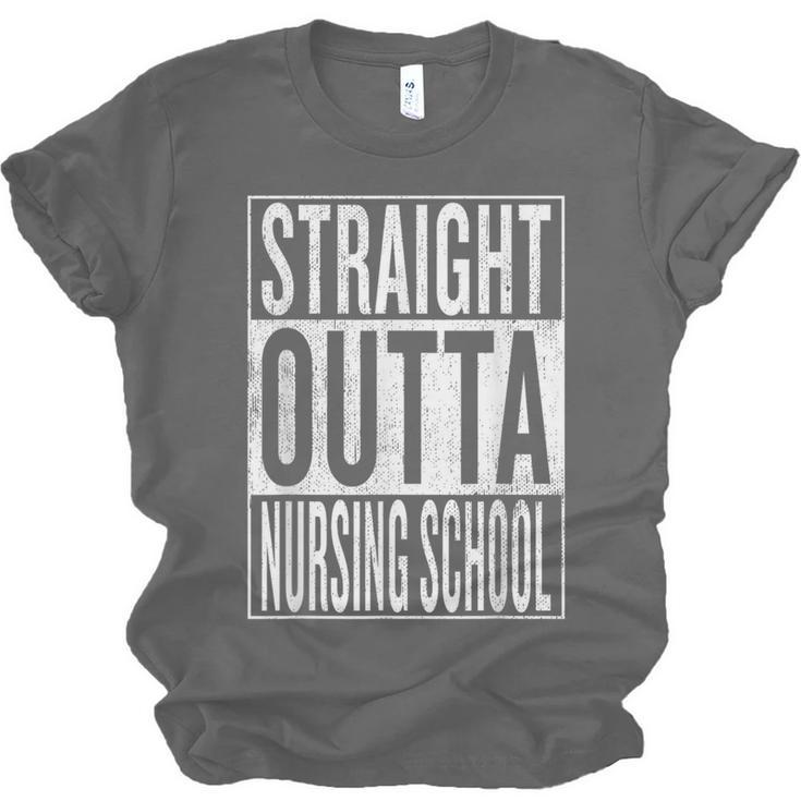 Straight Outta Nursing School Great Graduation Shirt Unisex Jersey T-Shirt