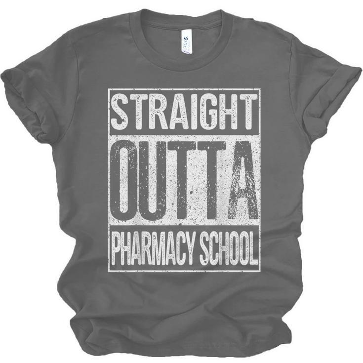 Straight Outta Pharmacy School Shirt Graduation Unisex Jersey T-Shirt