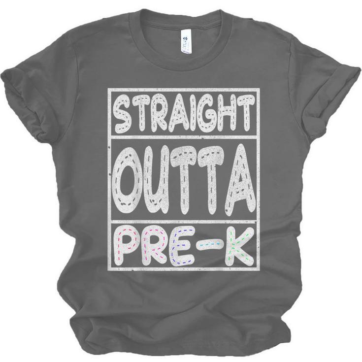 Straight Outta Pre-K Shirt Great Graduation Preschools Unisex Jersey T-Shirt
