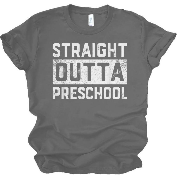 Straight Outta Preschool Graduation Kids Unisex Jersey T-Shirt