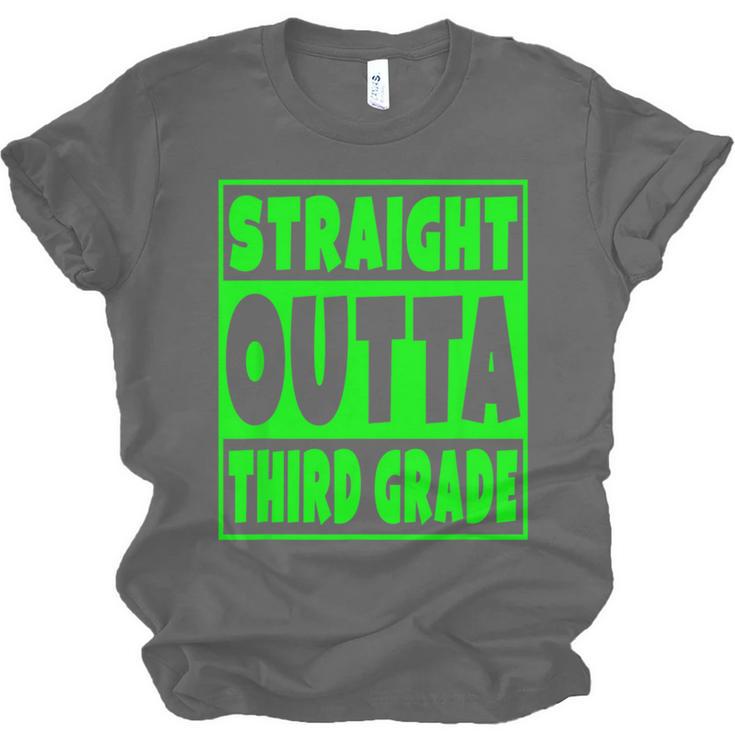 Straight Outta Third Grade Graduation Class Unisex Jersey T-Shirt