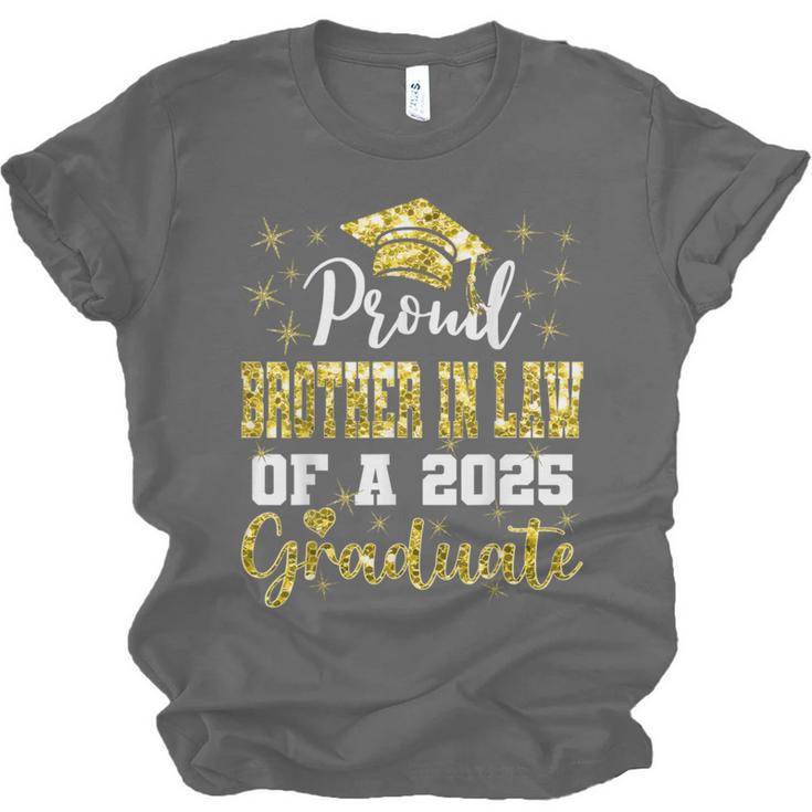 Super Proud Brother In Law Of 2025 Graduate Graduation Unisex Jersey T-Shirt