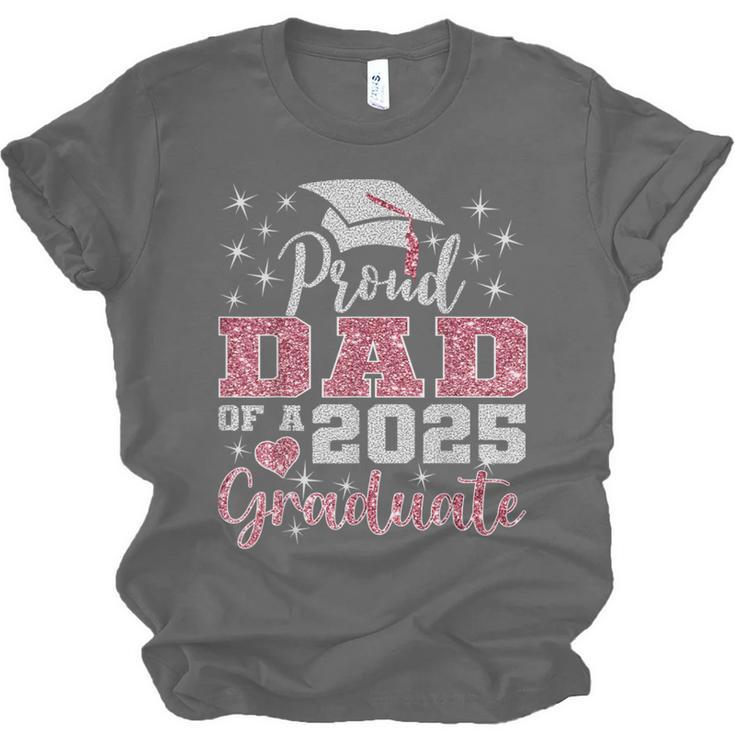 Super Proud Dad Of 2025 Graduate Senior Graduation Family Unisex Jersey T-Shirt