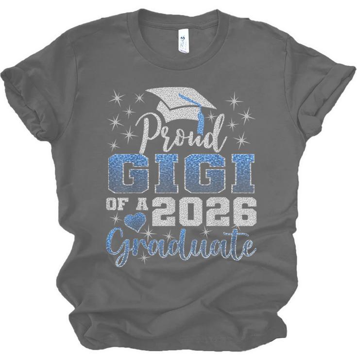Super Proud Gigi Of 2026 Graduate Senior Graduation Family Unisex Jersey T-Shirt