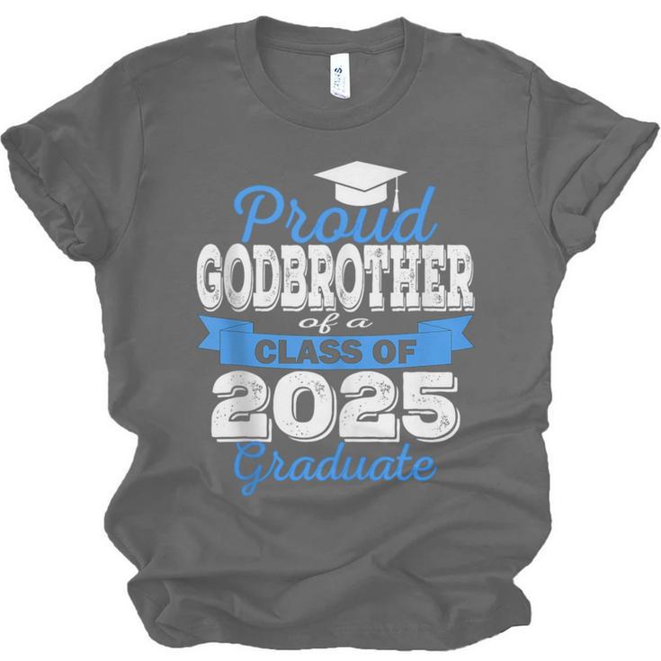 Super Proud Godbrother Of 2025 Graduate Graduation Family Unisex Jersey T-Shirt