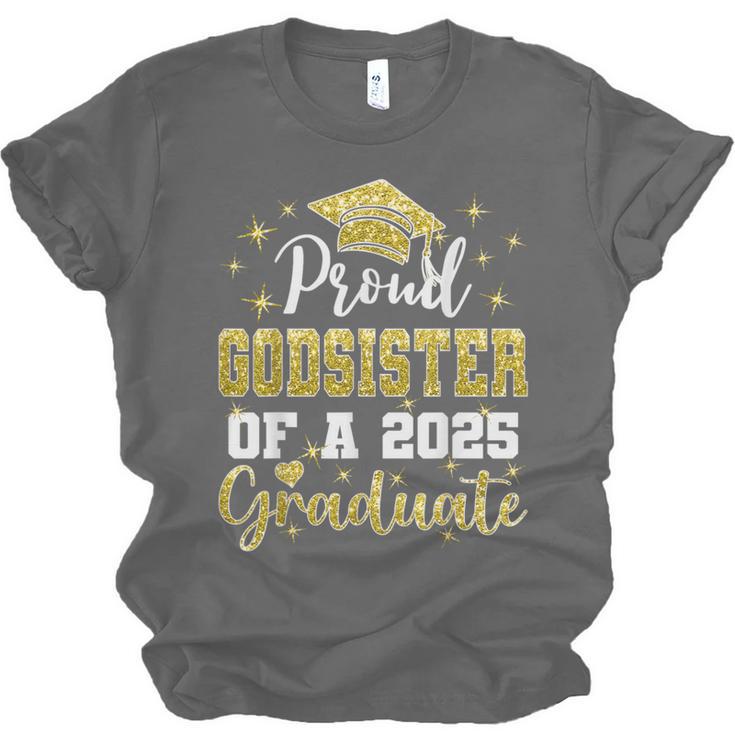 Super Proud Godsister Of 2025 Graduate Graduation Family Unisex Jersey T-Shirt