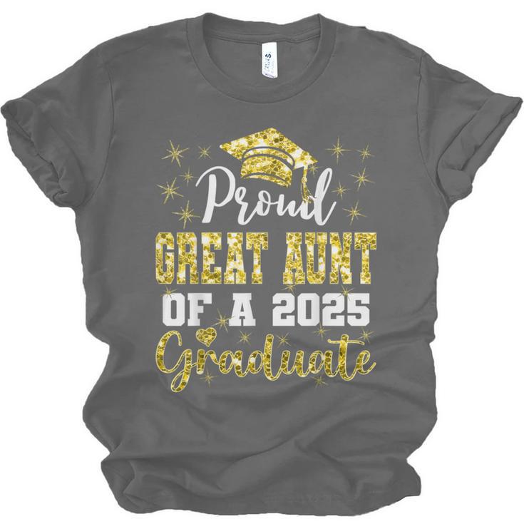 Super Proud Great Aunt Of 2025 Graduate Graduation Family Unisex Jersey T-Shirt