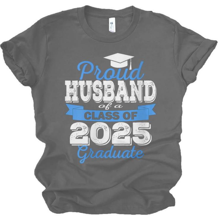 Super Proud Husband Of 2025 Graduate Graduation Family Unisex Jersey T-Shirt