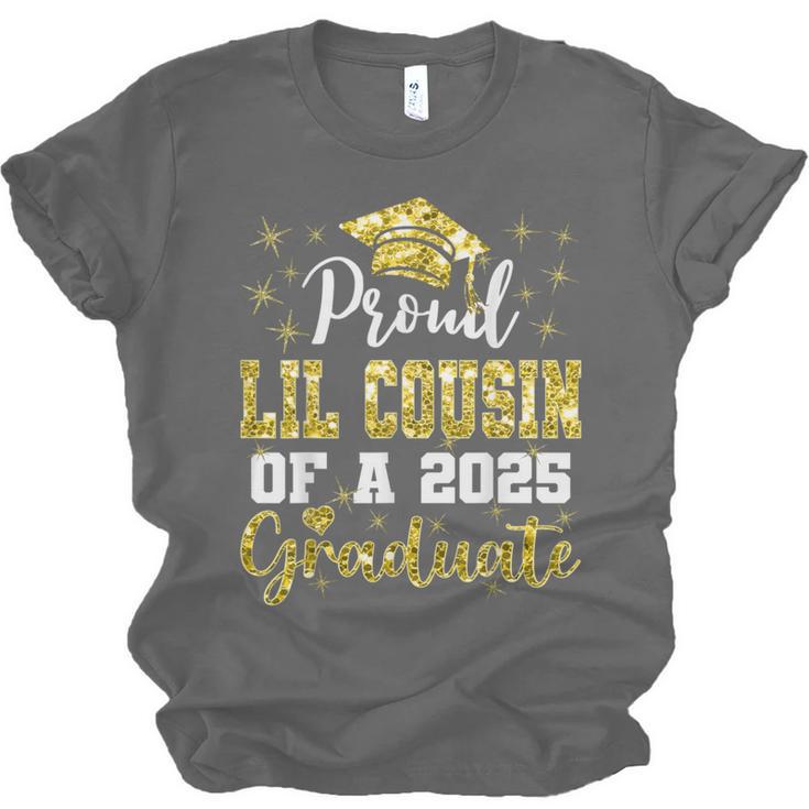 Super Proud Little Cousin Of 2025 Graduate Graduation Family Unisex Jersey T-Shirt