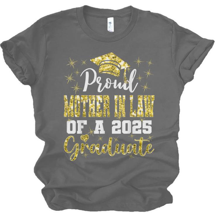Super Proud Mother In Law Of 2025 Graduate Graduation Family Unisex Jersey T-Shirt