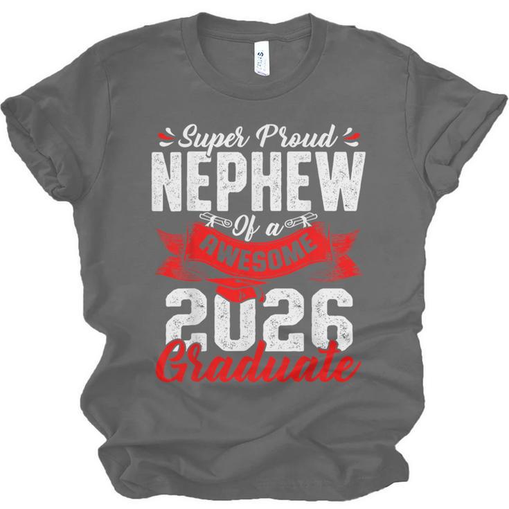 Super Proud Nephew Of a 2026 Graduate 26 Graduation Unisex Jersey T-Shirt