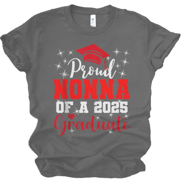 Super Proud Nonna Of 2025 Graduate Senior Graduation Family Unisex Jersey T-Shirt