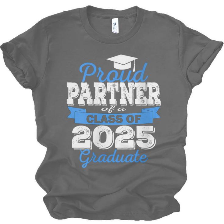 Super Proud Partner Of 2025 Graduate Graduation Family Unisex Jersey T-Shirt