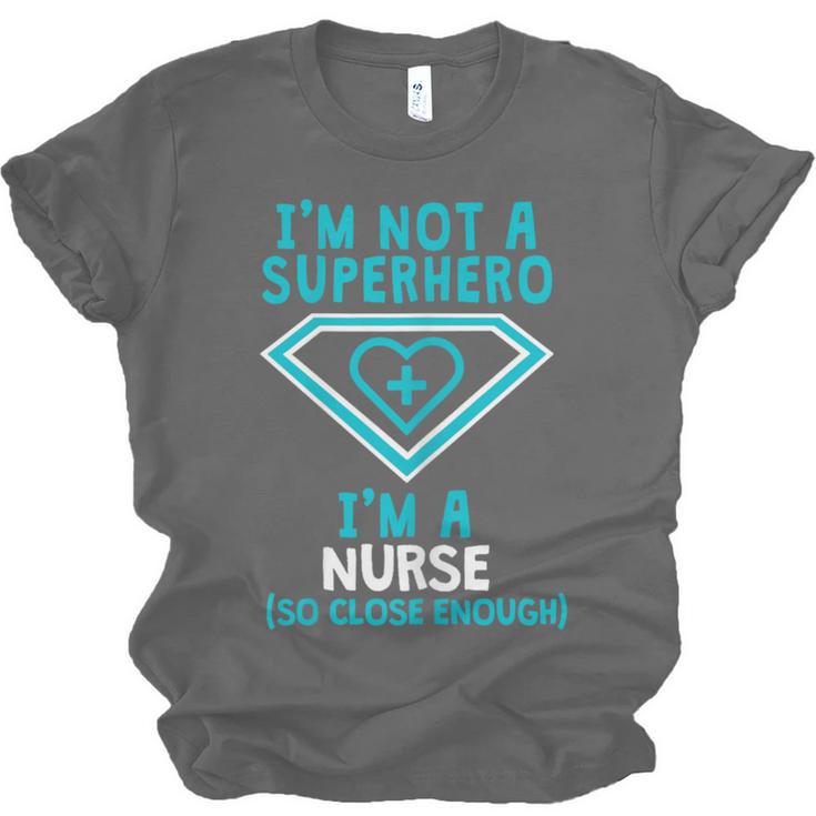 Superhero RN Nurse Shirt Graduation Unisex Jersey T-Shirt
