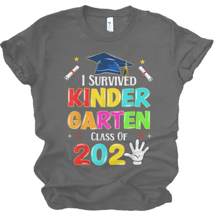 I Survived Kindergarten Graduation 2025 Graduate Boys Girls Unisex Jersey T-Shirt