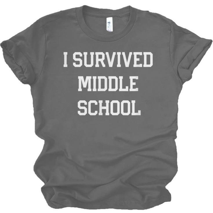 I Survived Middle School Graduation Last Day Of School Unisex Jersey T-Shirt