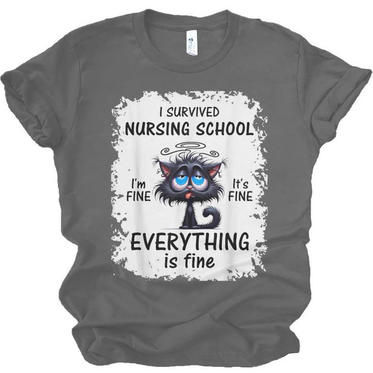 I Survived Nursing School Graduation 2025 Unisex Jersey T-Shirt