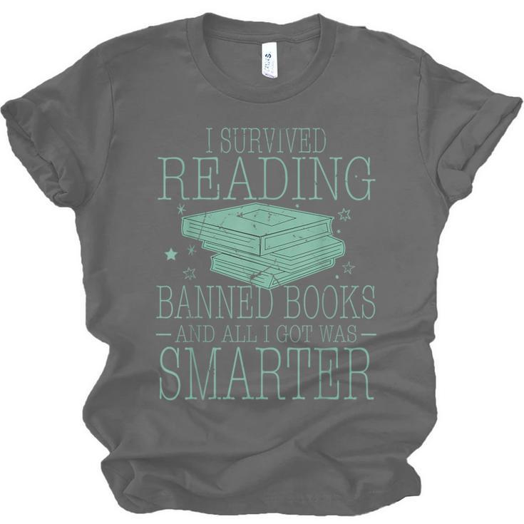 I Survived Reading Banned Books And All I Got Was Sma Unisex Jersey T-Shirt