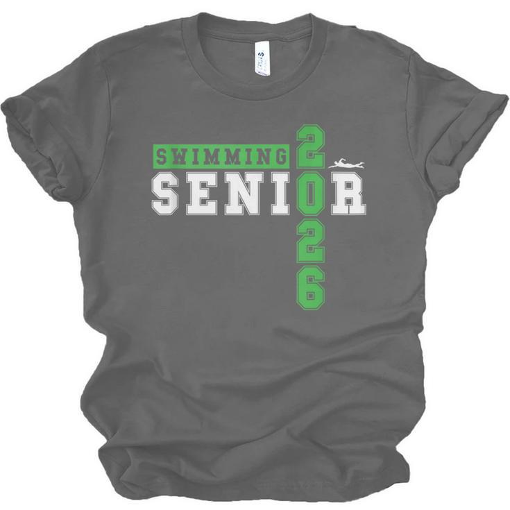 Swimming Senior Night Swim Senior 2026 Graduation 33 Unisex Jersey T-Shirt