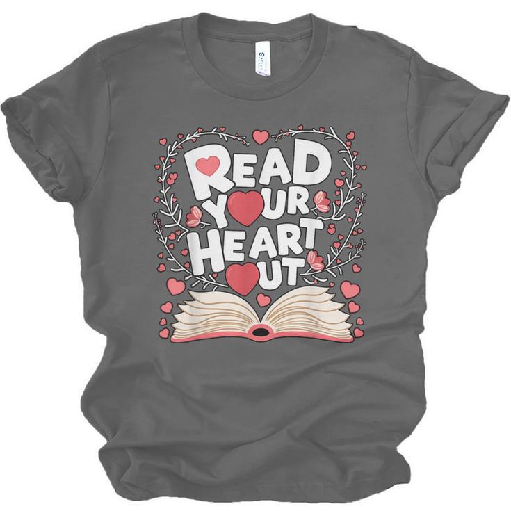 Teach Inspire Grow Everyday Read Your Heart Out Valentine Book-Themed Small Unisex Jersey T-Shirt Teach Inspire Grow Everyday Read Your Heart Out Valentine Book-Themed Small Unisex Jersey T-Shirt