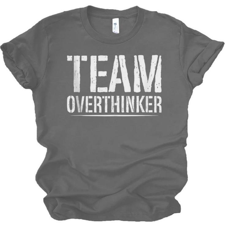 Team Overthinker Introvert Unisex Jersey T-Shirt Team Overthinker Introvert Unisex Jersey T-Shirt